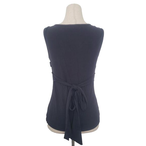 Y2K Bebe Babydoll Satin Floral Tie Back Top Sz M Coquette Romantic Fairy Grunge - Picture 2 of 4